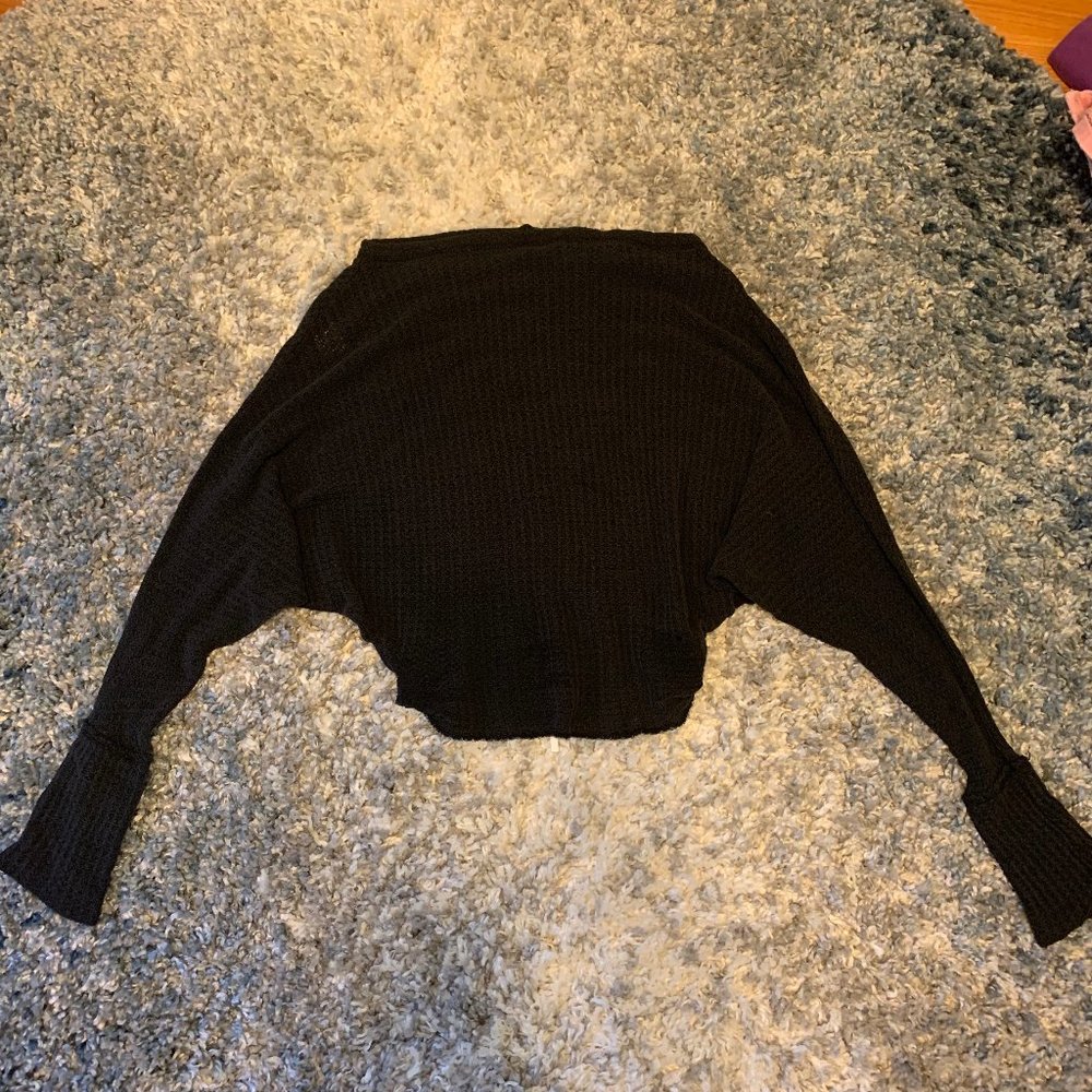 Free People Waffle Knit Sweater